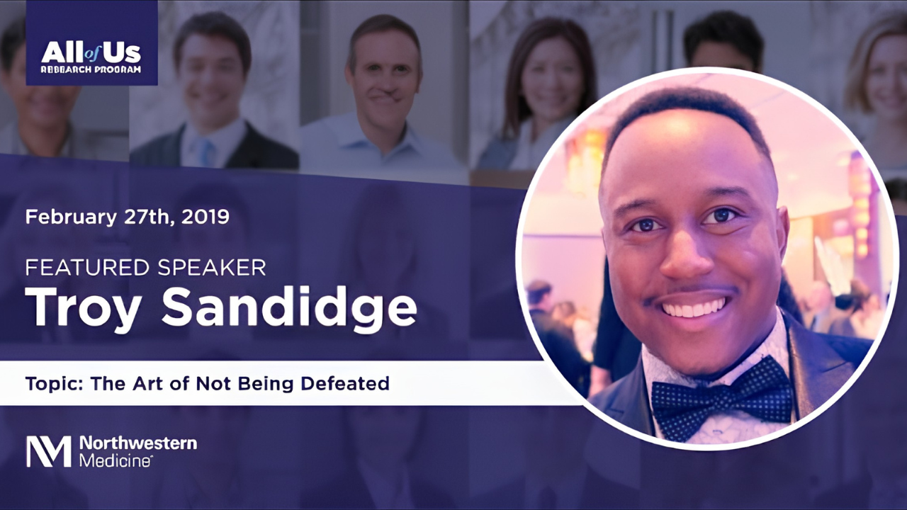 Video poster for The Art of Not Being Defeated: Northwestern Medicine Keynote Trailer